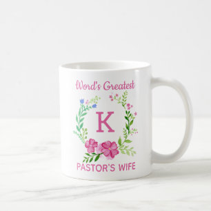 Monogram World's Most Amazing Pastor's Wife Mug