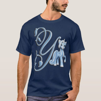 Monogram Y Custom Unicorn T-Shirt