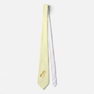 Monogram Yellow Tie