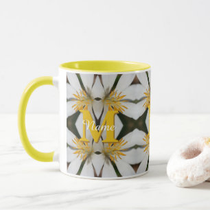 Monogram Your Initial Name Floral Personalised Mug