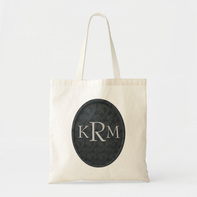 Monogram Your Initials Personalised Tote Bag (Front)