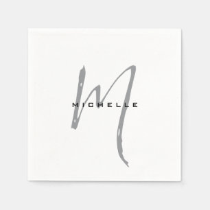 Monogram Your Name Special Gift Beloved Ones Napkin
