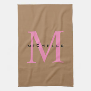 Monogram Your Name Special Gift Beloved Ones Tea Towel