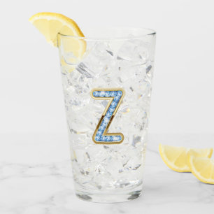 Monogram Z - 16 oz Glass 
