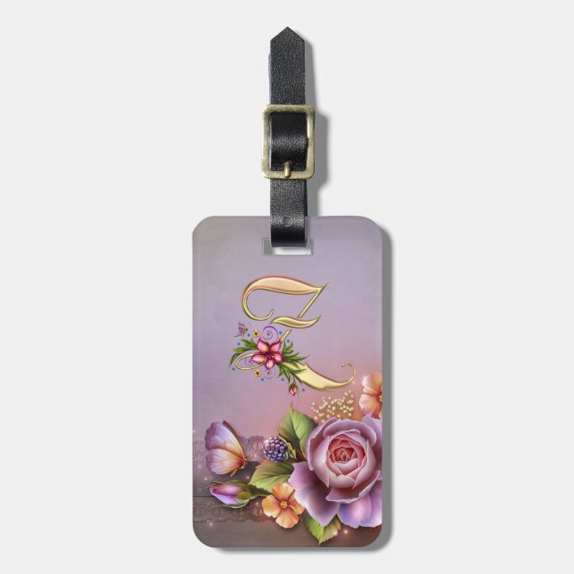 Monogram Z Luggage Tag (Front Vertical)