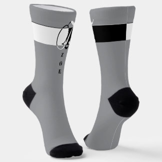 "Monogram Z" Socks