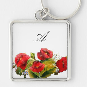 monograme keychaine key ring