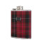 Monogramed Pride of Wales Tartan Plaid Flask