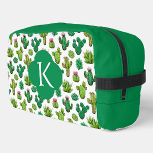 Monogramed Southwestern Cactus Dopp Kit