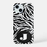 Monogramed Zebra Print