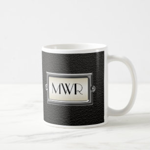 Monogrammed 3-Letter Executive Men's Personalised Coffee Mug