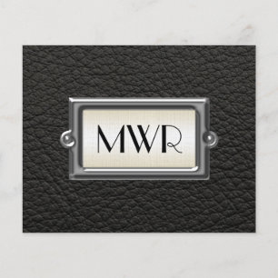 Monogrammed 3-Letter Executive Men's Personalised Flyer