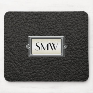 Monogrammed 3-Letter Executive Men's Personalised Mouse Pad