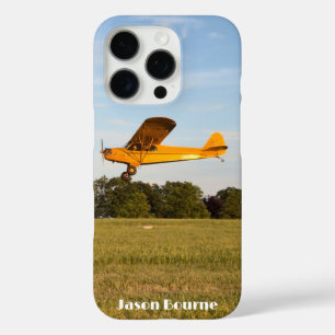 Monogrammed Aeroplane Flying Photo,Aviation,Cool iPhone 16 Pro Case