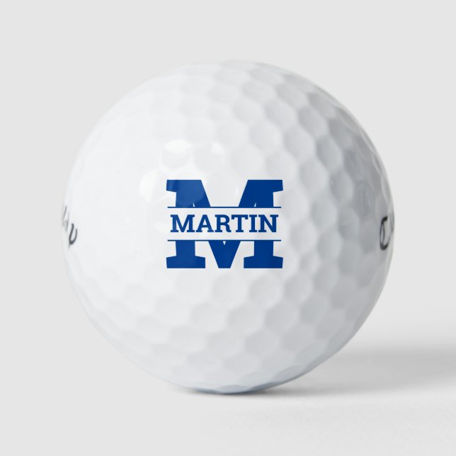 Monogrammed and name golf balls (Front)