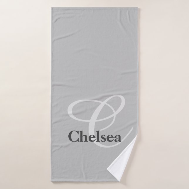 Monogrammed and Personalized Bath Towel (Bath Towel)