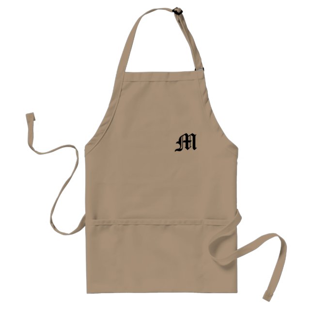 Monogrammed apron (Front)