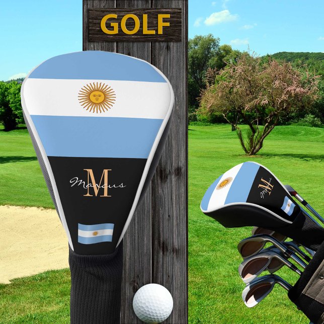 Monogrammed & Argentina Flag Golf Clubs Covers (Creator Uploaded)