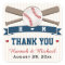 MONOGRAMMED BASEBALL THANK YOU WEDDING FAVOR