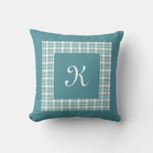 Monogrammed Blue Sky Dreamin' Cushion