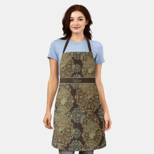 Monogrammed Boho Moody Mandalas Apron