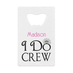 Monogrammed Bridesmaid I Do Crew Bridal Party