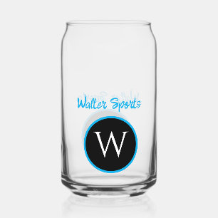 Monogrammed business or personalised glass