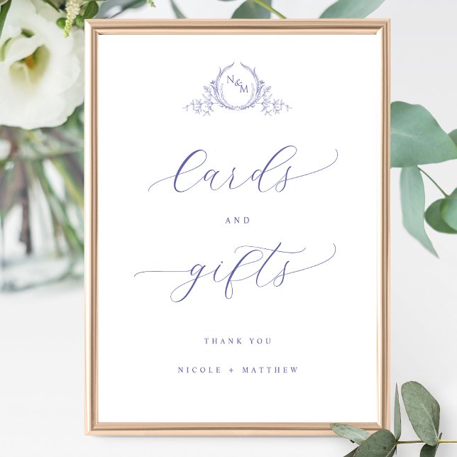 Monogrammed Cards and Gifts Lavender Wedding Sign (Creator Uploaded)