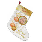 Monogrammed Christmas Ornaments & Baby Picture #2