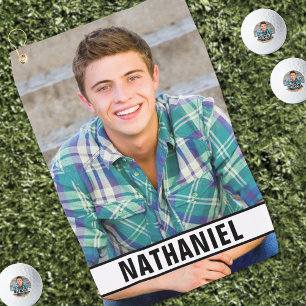 Monogrammed Create Your Own Photo Golf Towel