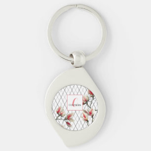 Monogrammed Custom Metal Keychain