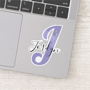 Monogrammed Custom Name Elegant Faux Diamonds