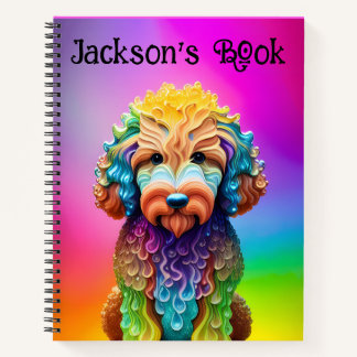 Monogrammed Dogcare Journal 8.5" x 11" Notebook