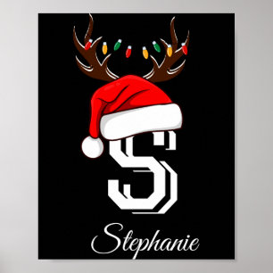 Monogrammed Family Christmas Matching Outfits _1  Poster