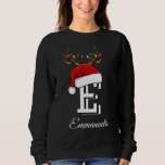 Monogrammed Family Christmas Matching Outfits Sweatshirt<br><div class="desc">Monogrammed Family Christmas shirts Matching Outfits</div>