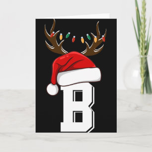 Monogrammed Family Christmas Matching Outfits T Sh Card