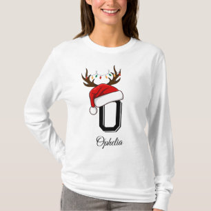 Monogrammed Family Christmas Matching Outfits T-Shirt