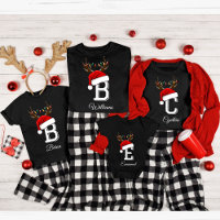 Monogrammed Family Christmas Matching Outfits