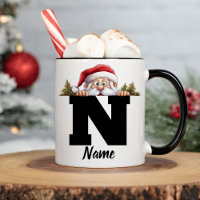 Monogrammed Family Christmas Personalised Santa