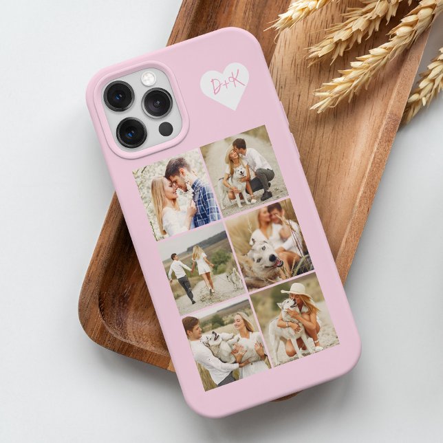 Monogrammed Gallery of 8 Personalised Photos Case-Mate iPhone Case (Creator Uploaded)