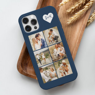 Monogrammed Gallery of 8 Personalised Photos iPhone 15 Pro Max Case