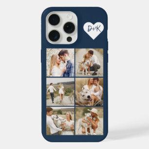 Monogrammed Gallery of 8 Personalised Photos iPhone 15 Pro Max Case