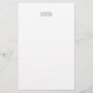 Monogrammed Gemstone Stationery