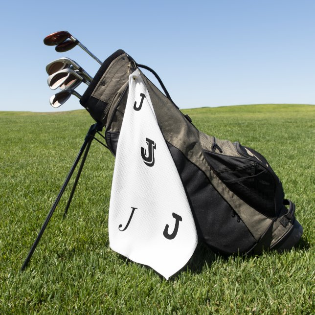 Monogrammed Golf Towel (Green)