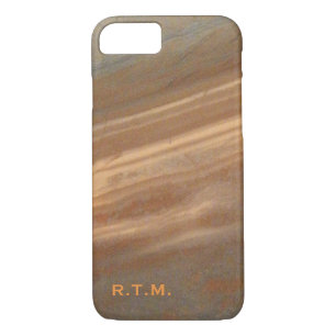 Monogrammed Granite and Copper iPhone 7 Case
