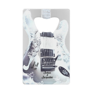 Monogrammed Guitar Bottle Opener