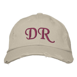 MONOGRAMMED HATS