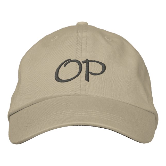 MONOGRAMMED HATS (Front)