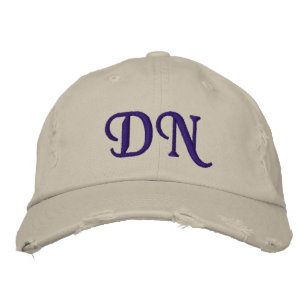 MONOGRAMMED HATS