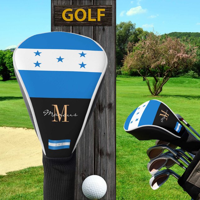Monogrammed & Honduras Flag Golf Clubs Covers (Creator Uploaded)